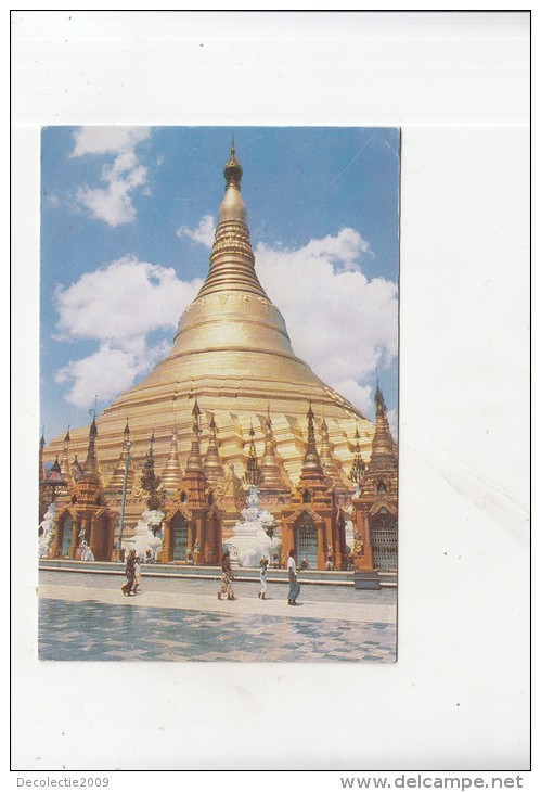 BT13293  Shwedagon Pagoda The Golden Glory Of Burma   2 Scans - Myanmar (Birma)