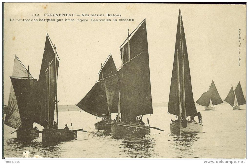 CPA  CONCARNEAU, Rentrée Des Barques  8027 - Concarneau