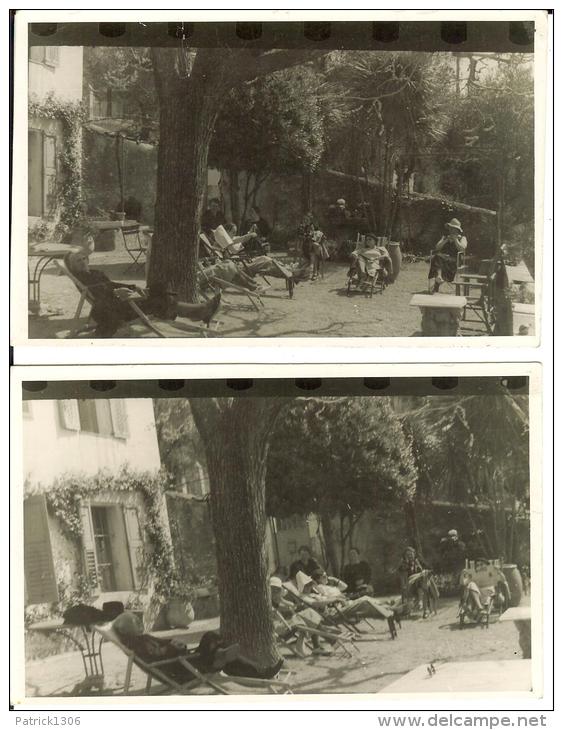 LOT De 2 Cartes Photos GRASSE Pension Elise  8039 - Grasse