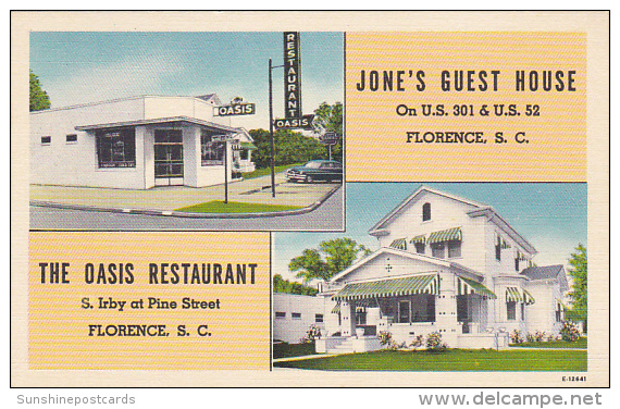South Carolina Florence Jones Guest House &amp; Oasis Restaurant - Florence