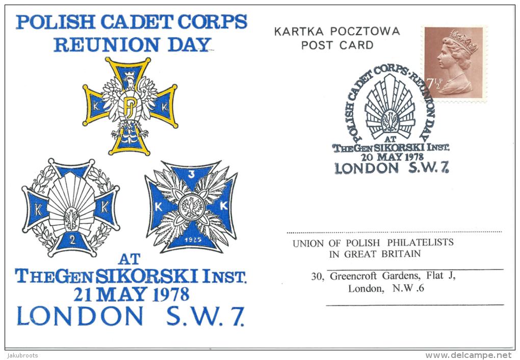 1978. POLISH  CADET CORPS  REUNION DAY. LONDON - Government In Exile In London