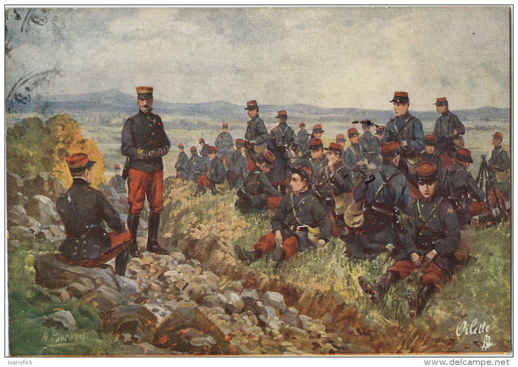 CPA Infanterie De Ligne - Tuck - Oilette - LES ARMEES FRANCAISES - Une Halte Série 984 N° 9 - Beraudà - Beraud