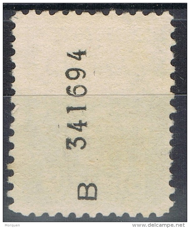 Sello  5 Cts Recargo Ayuntamiento Barcelona 1929, Variedad Numeracion, Num 1 º - Barcelona