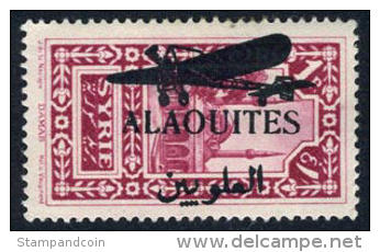 Alaouites C18 & C19 Mint Hinged Part Airmail Set From 1929 - Ungebraucht