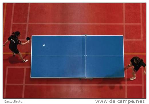 Table Tennis Stamped Carte Postal 1275 -5 - Table Tennis