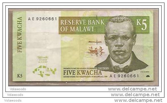 Malawi - Banconota Circolata Da 5 Kwacha - 1997 - Malawi