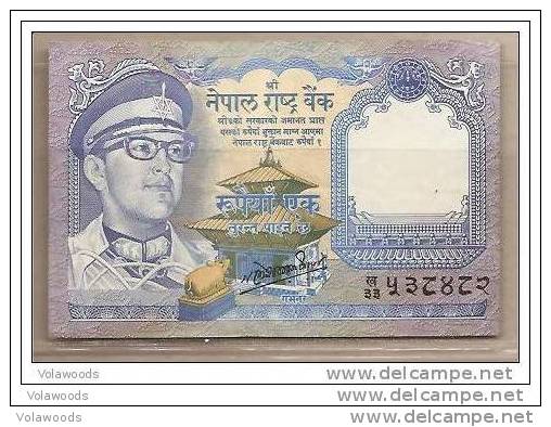Nepal - Banconota Circolata Da 1 Rupia - Népal