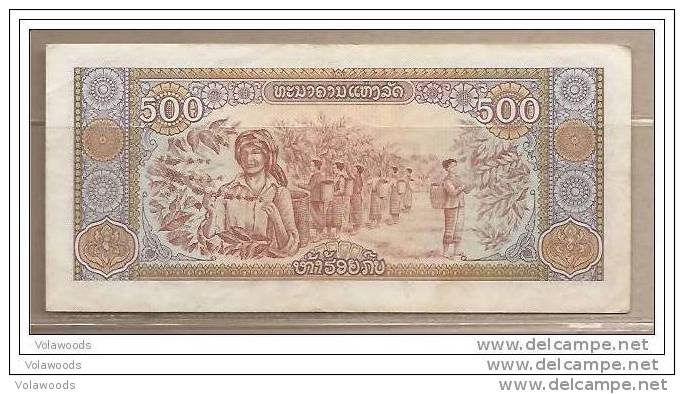 Laos - Banconota Circolata Da 500 Kip - 1988 - Laos