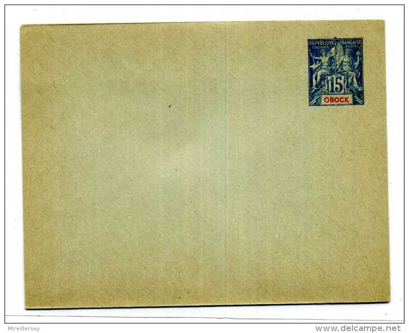 ENTIER POSTAL / LETTRE  / COLONIES /  OBOCK  / STATIONERY / 122 X 95 - Autres & Non Classés