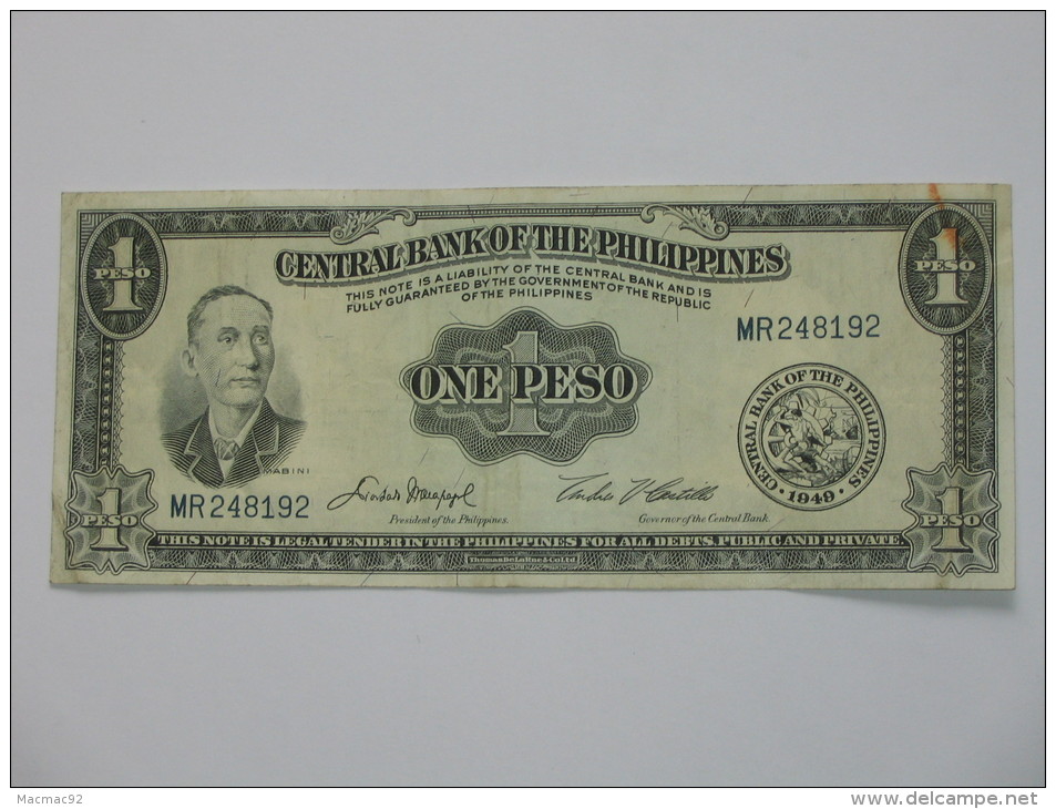 1 OnePeso - PHILIPPINES - Philippine National Bank - - Philippinen