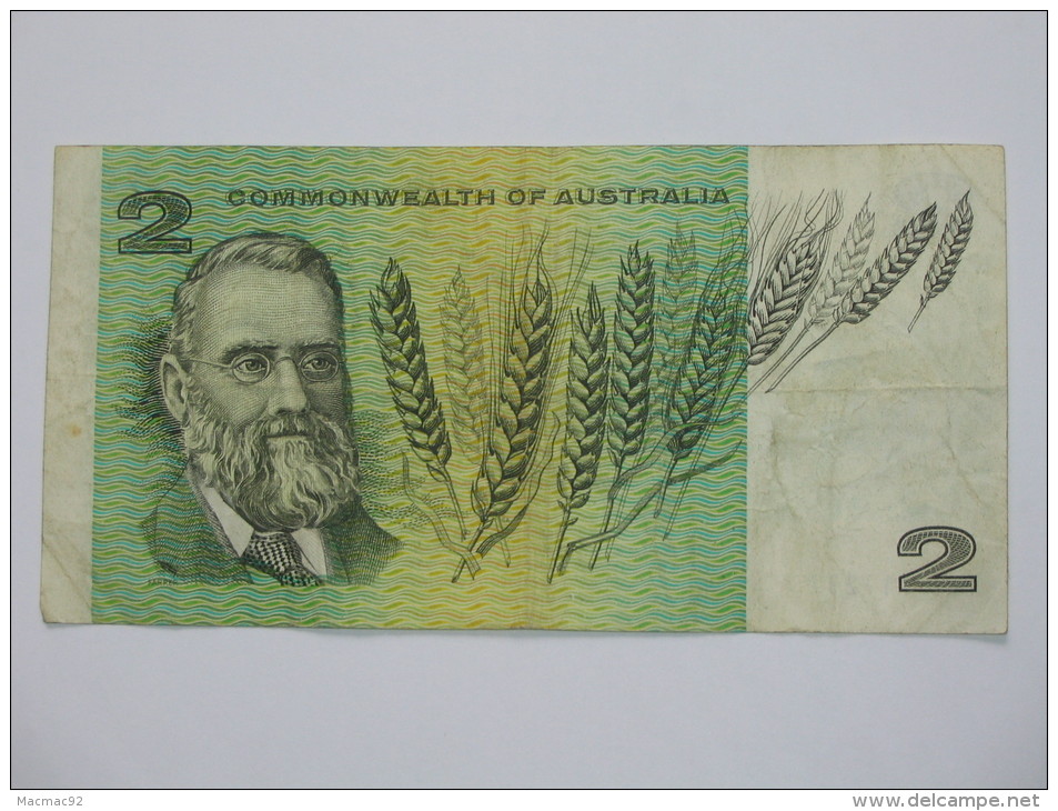 2 -Two- Dollars 1966-1972 AUSTRALIE - AUSTRALIA -  ***  RARE SIGNATURE  *** - 1966-72 Reserve Bank Of Australia