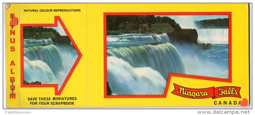 ZE-CANADA-Carnet Album De 8 Cartes Postales Avec Miniature-Niagara Falls - Cartes Modernes