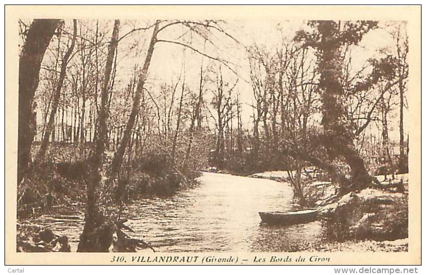 33 - VILLANDRAUT - Les Bords Du Ciron (Ed. A. Gautreau, Langon, 340) - Autres & Non Classés