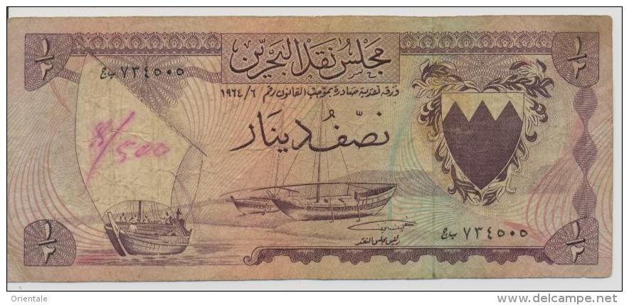 BAHRAIN P.  3a 1/2 D 1964  F - Bahrain