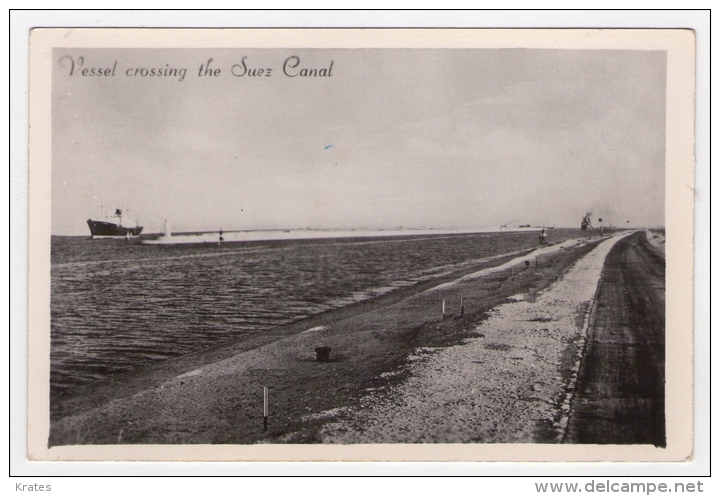Postcard - Suez Canal     (10672) - Sues