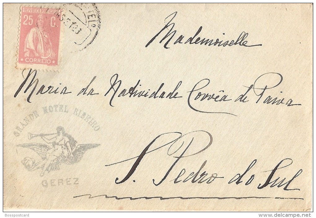 São Pedro Do Sul - Gerês - Hotel - Carta. História Postal. Filatelia. Viseu. - Viseu