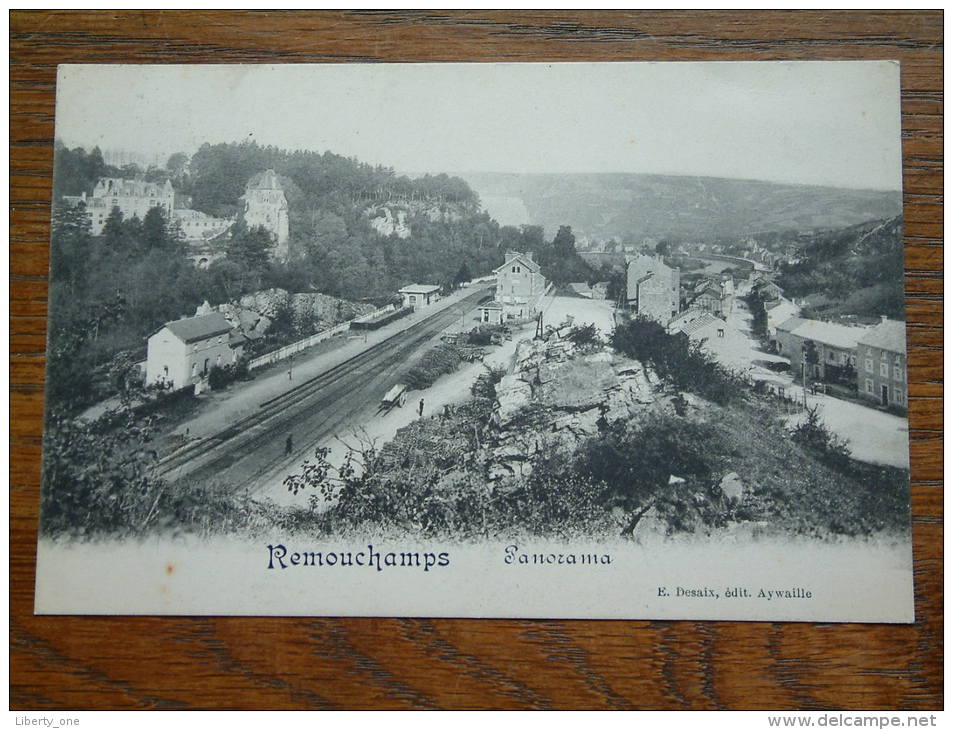 REMOUCHAMPS Panorama ( O.a. Station ) Anno 1911 ( Zie Foto´s Voor Details ) !! - Aywaille
