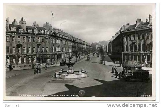 AVON - BATH - PULTENEY STREET AND FOUNTAIN RP Av133 - Bath