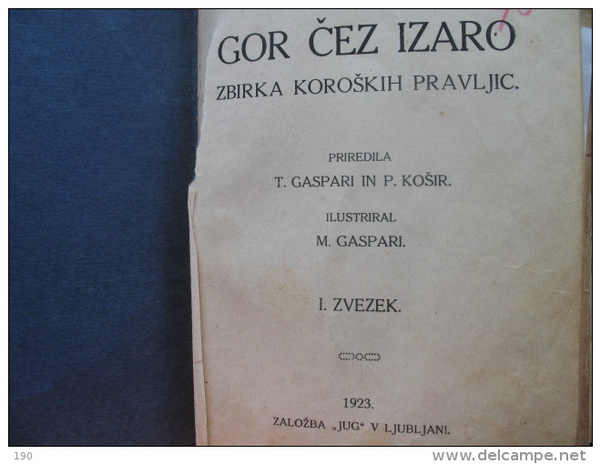 MAKSIM GASPARI-TONE GASPARI:GOR CEZ IZARO ZBIRKA KOROSKIH PRAVLJIC - Slawische Sprachen