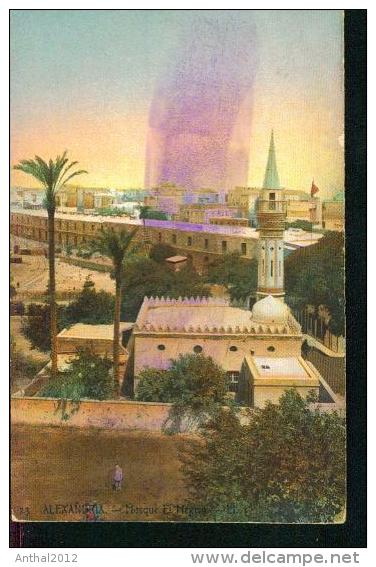 Litho Alexandria Mosque El Megrib L.L. 9.3.1912 Nach Reichenau - Alexandrie