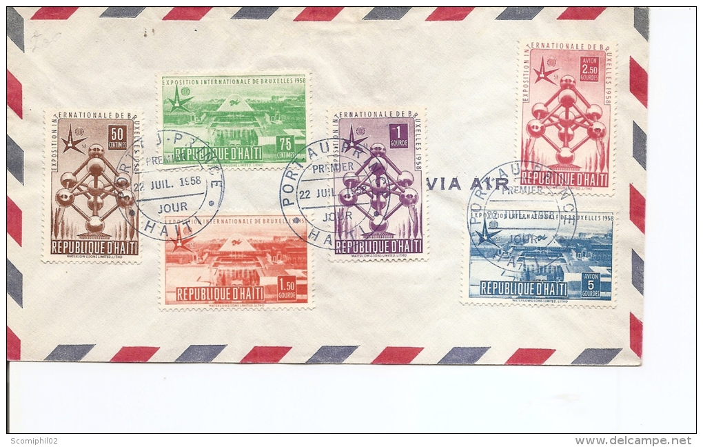 Exposition De Bruxelles -1958 ( FDC De Haiti à Voir) - 1958 – Bruselas (Bélgica)