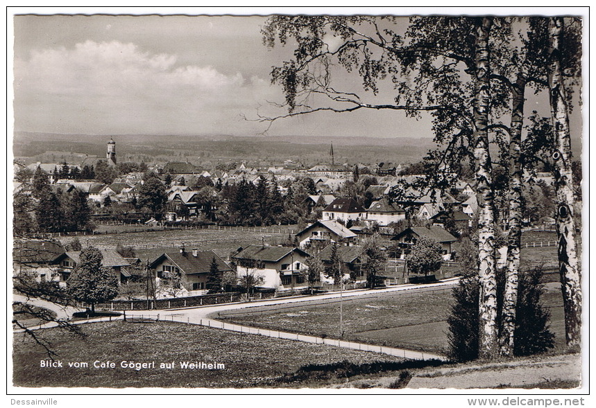 BLICK VOM CAFE GOGERL AUF WEILHEIM - Weilheim