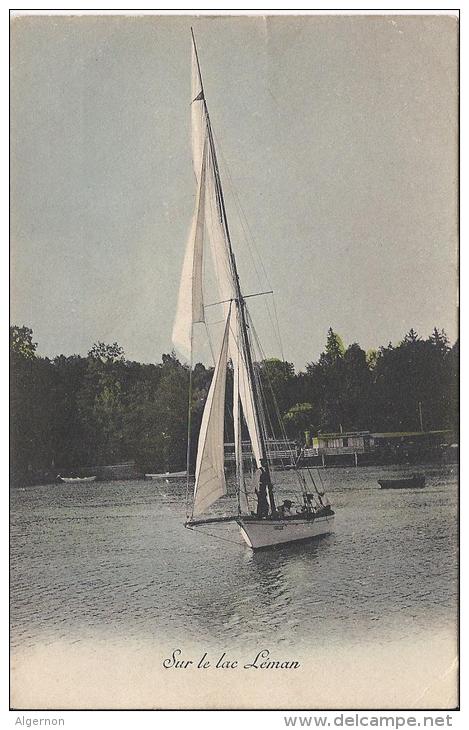 7286 - Sur Le Lac Léman Barque - Autres & Non Classés