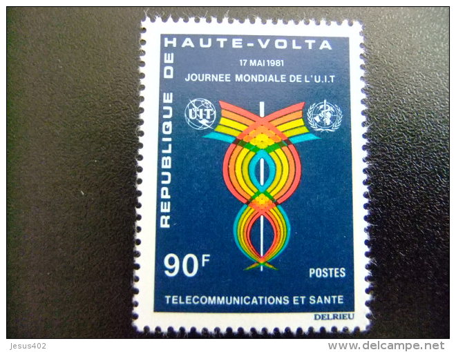 HAUTE - VOLTA REPUBLIQUE  ALTO VOLTA 1981 AÑO MUNDIAL DE TELECOMUNICACIONES Y SALUD Yvert Nº 547 ** MNH - OMS