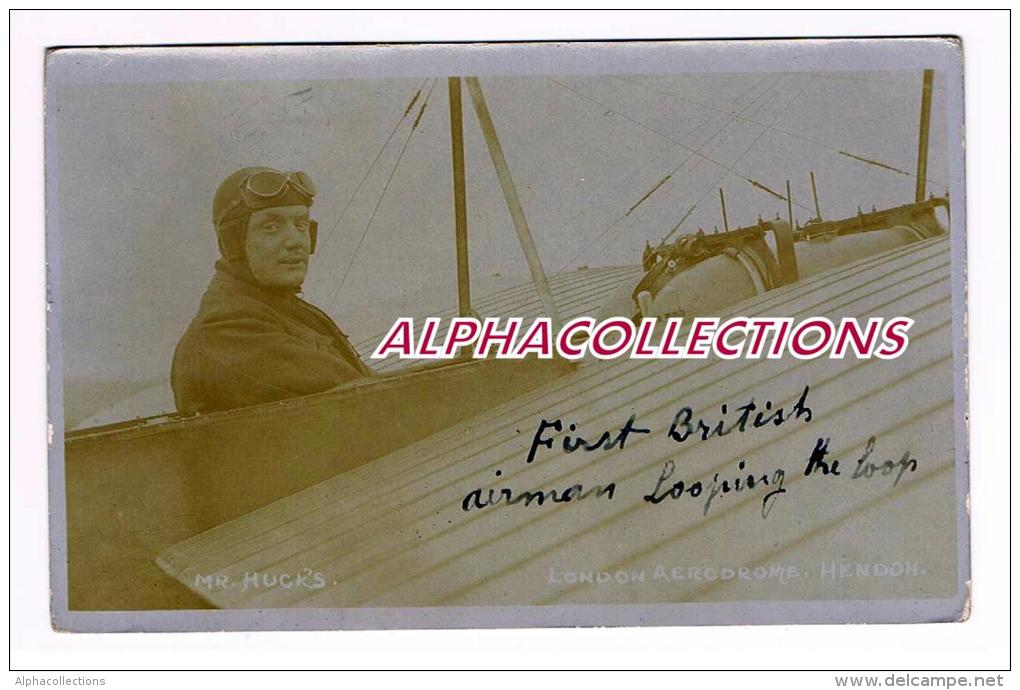 AVIATION : HUCKS. CARTE PHOTO. - Airmen, Fliers