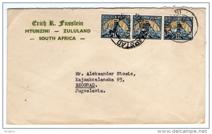 Old Letter - South Africa - Luchtpost