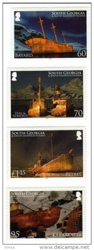 South Georgia And South Sandwich Islands / Wrecked Ships - Géorgie Du Sud