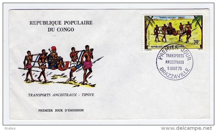 Old Letter - Congo - FDC