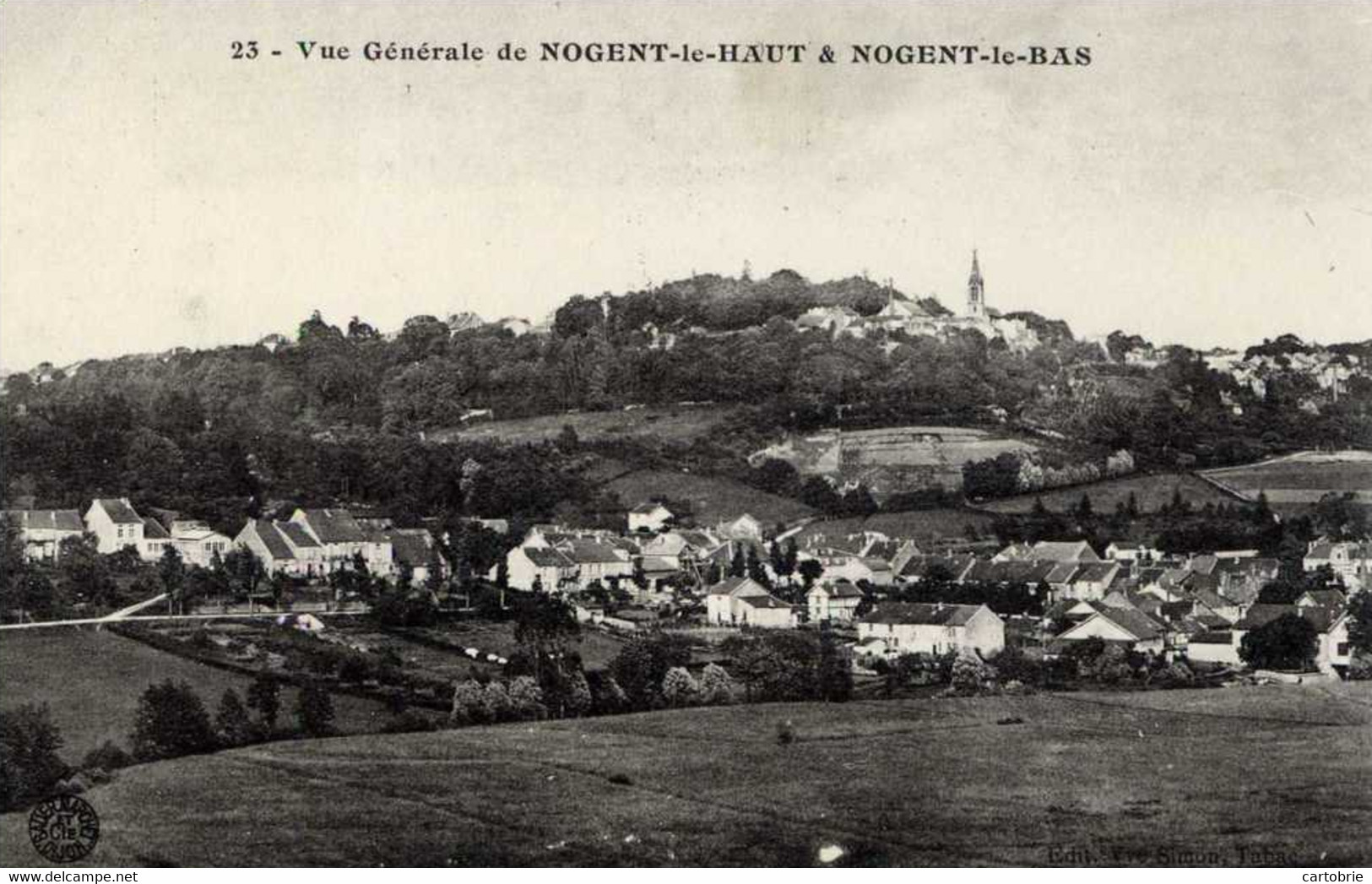 Dépt 52 - NOGENT-EN-BASSIGNY - Vue Générale De NOGENT-le-HAUT & NOGENT-le-BAS - Nogent-en-Bassigny