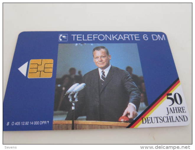 Germany Chip Phonecard,O405  12.92   50 Jahre Deutschland,mint,14000pcs - O-Series : Séries Client