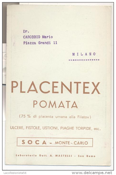 4301-CARTOLINA MAXIMUM-PUBBLICITARIA-MEDICINALI AFFRANCATA CON 1F.+2F.+5F. SERIE GRACE-MONACO-1958 - Maximumkaarten