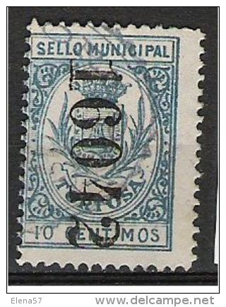 856-SELLO ANTIGUO  LOCAL FISCAL AYUNTAMIENTO MUNICIPAL TORTOSA IMPUESTOS TASAS SPAIN REVENUE - Revenue Stamps