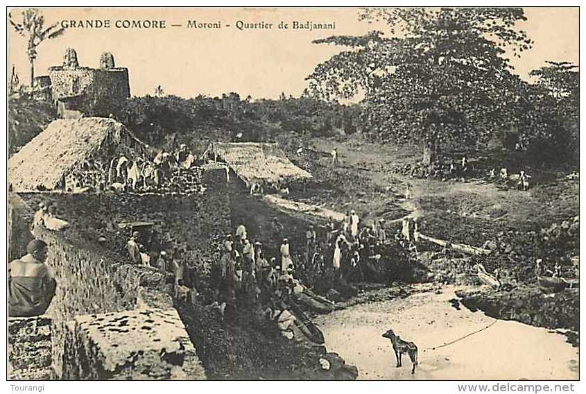 Mai13 1563 : Grande Comore  -  Moroni  -  Quartier De Badjanani - Comores