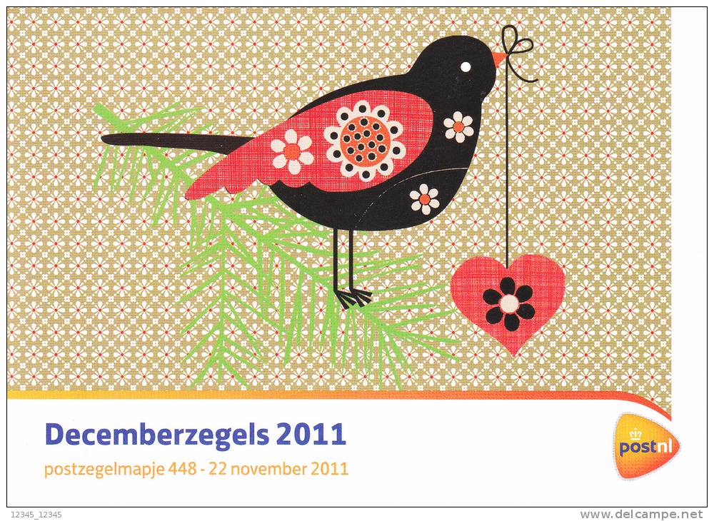 Nederland 2011, Postfris MNH, Folder 448, Christmas - Neufs
