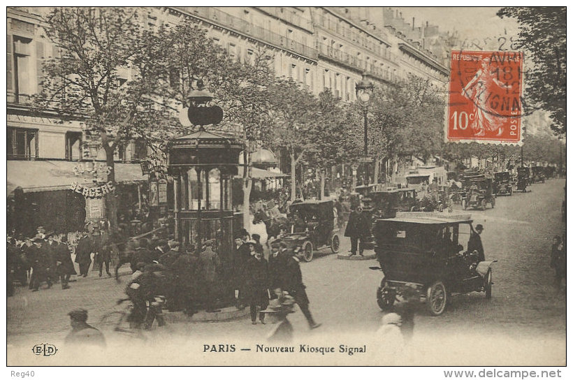 D75 - PARIS  - Nouveau Kiosque Signal - Arrondissement: 09