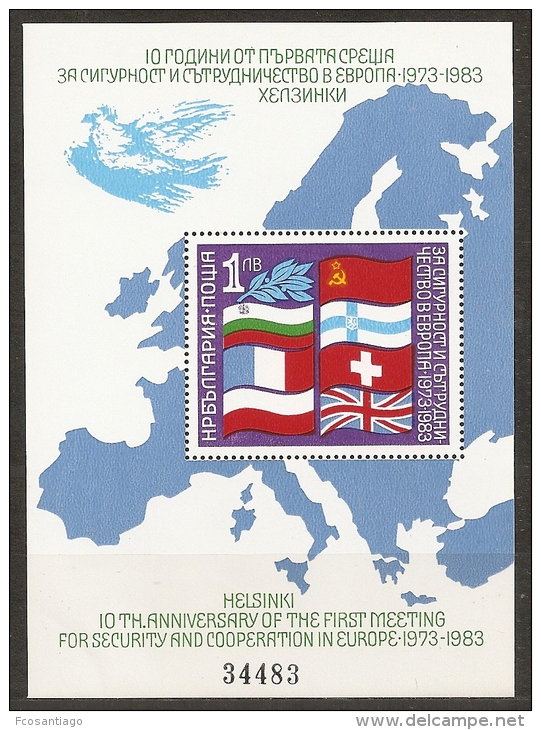 BULGARIA 1982 - Yvert #H109A - MNH ** - Nuevos