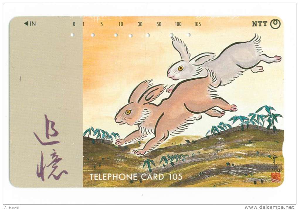 JAPON TELECARTE LAPIN - Lapins