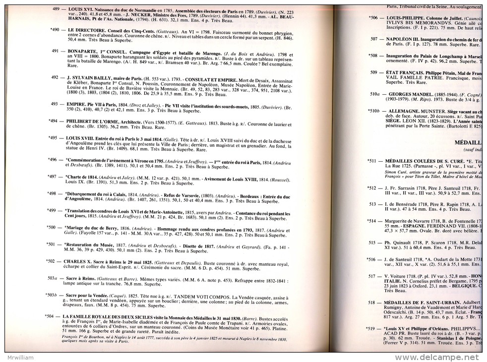 Catalogue MONNAIES Et MEDAILLES, Vente Nouveau  Drouot , 11 Et 12 Mars 1981 - Books & Software