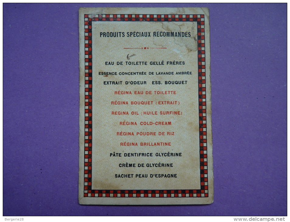 CARTE PARFUMÉE ? Chromo - GELLE - AFRIQUE - Femme Métis Noire - - Vintage (until 1960)