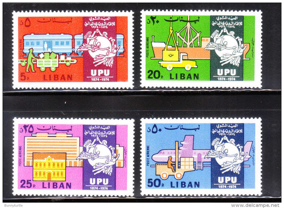 Lebanon 1974 Centenary Of Universal Postal Union MNH - Liban