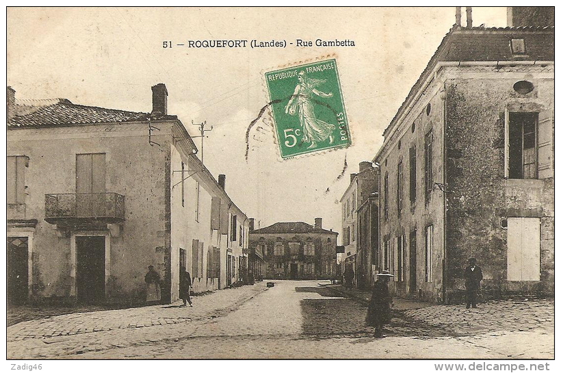 61 - ROQUEFORT - RUE GAMBETTA - Roquefort