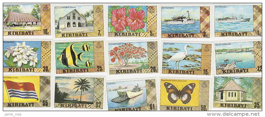 Kiribati-1979 Definitives MNH - Kiribati (1979-...)