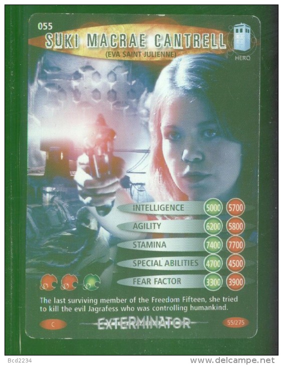 DOCTOR DR WHO BATTLES IN TIME EXTERMINATOR CARD (2006) NO 55 OF 275 SUKI MACRAE CANTRELL GOOD CONDITION - Sonstige & Ohne Zuordnung