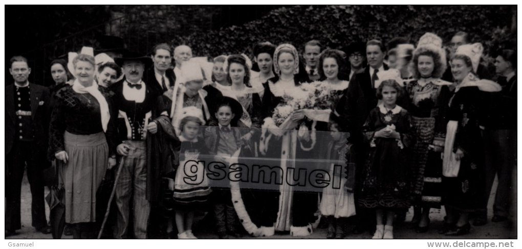 Bretagne - Photographie Originale (format 18 Cm Par 12 Cm). - Peut-être Une Fête, Une Reine, Autre.... - Photo, SAZERAC. - Autres & Non Classés