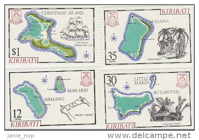 Kiribati-1981 Maps MNH - Kiribati (1979-...)