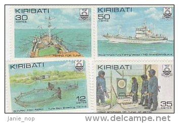 Kiribati-1981 Tuna Industry Set  MNH - Kiribati (1979-...)